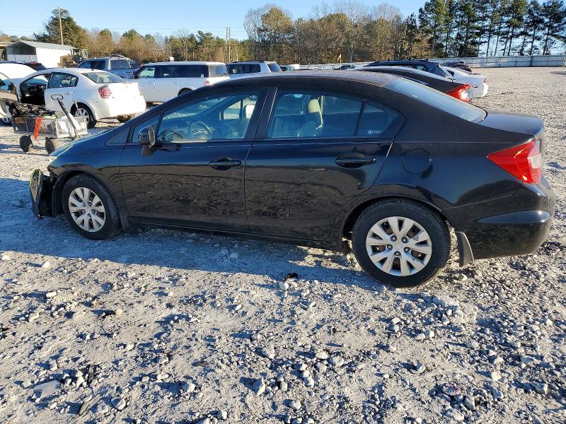 Photo 2 from auction – 2012 HONDA CIVIC with VIN 19XFB2F57CE080153