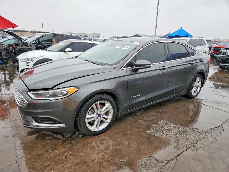 FORD FUSION SE 2018 with VIN 3FA6P0LU7JR250069 - Photo from auction