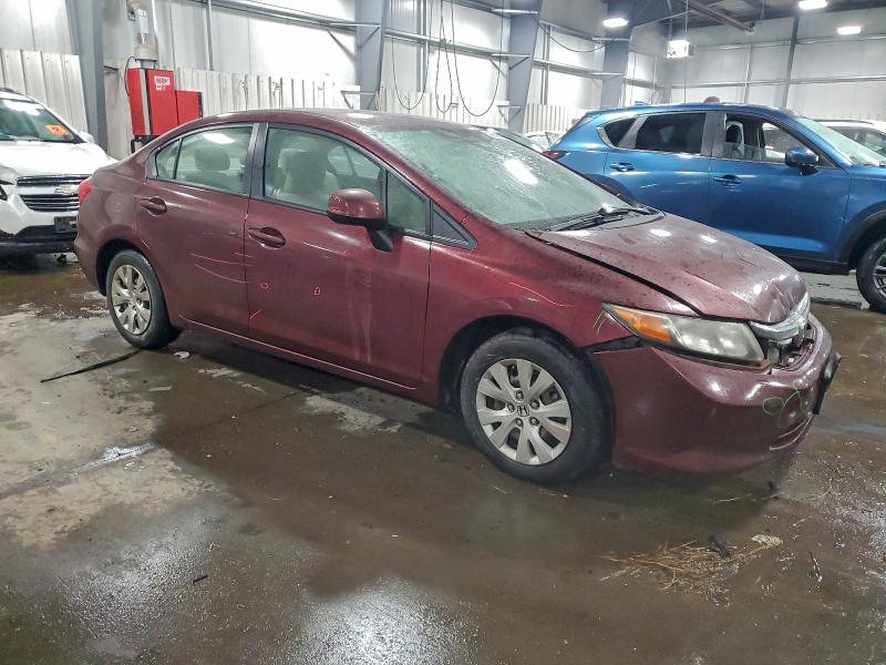 Photo 4 from auction – 2012 HONDA CIVIC LX with VIN 19XFB2F57CE027050
