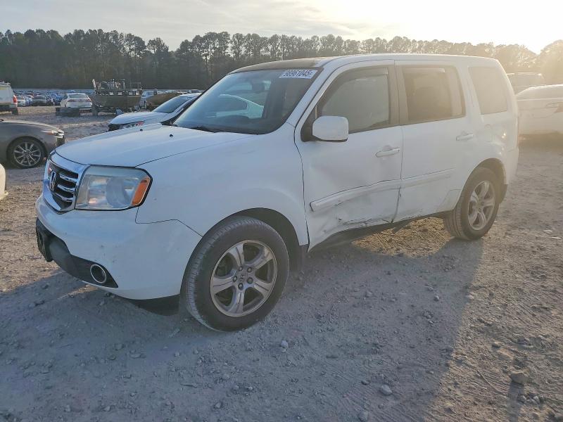 HONDA PILOT EXL 2013 with VIN 5FNYF3H55DB032582 - Photo from auction