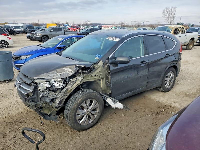 HONDA CR-V EXL 2014 with VIN 2HKRM4H79EH652520 - Photo from auction