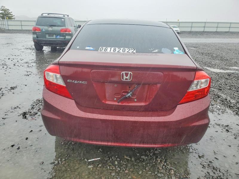 Photo 6 from auction – 2012 HONDA CIVIC LX with VIN 2HGFB2F52CH543550