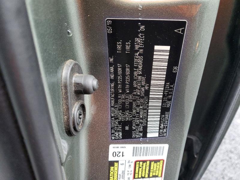 Photo 14 from auction – 2020 TOYOTA SIENNA XLE with VIN 5TDYZ3DC8LS024501
