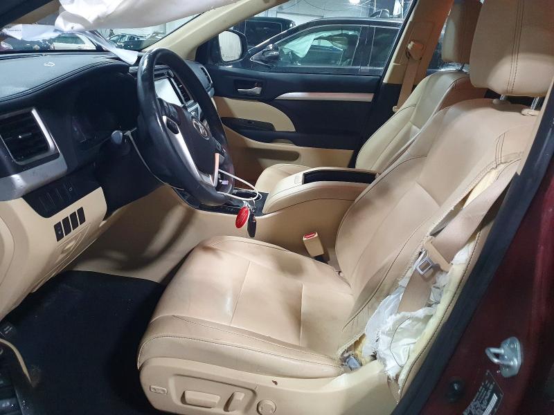 Photo 7 from auction – 2015 TOYOTA HIGHLANDER with VIN 5TDJKRFH6FS148286