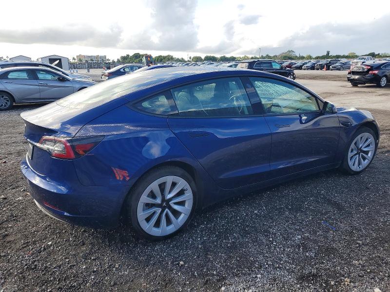 Photo 3 from auction – 2022 TESLA MODEL 3 with VIN 5YJ3E1EA5NF371928