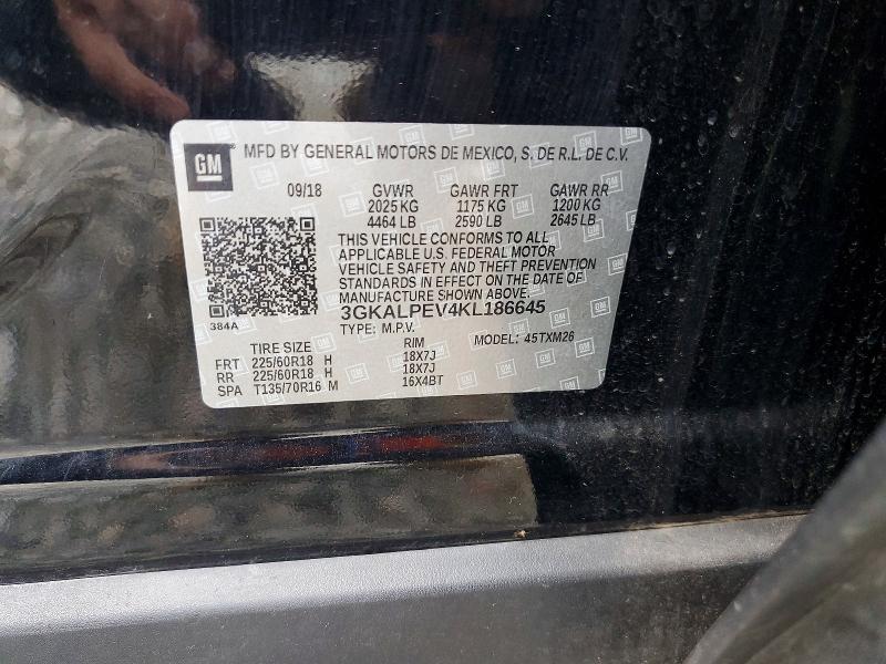 Photo 14 from auction – 2019 GMC TERRAIN SL with VIN 3GKALPEV4KL186645