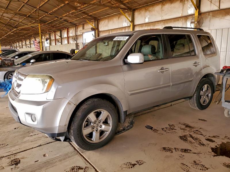 HONDA PILOT EXL 2011 with VIN 5FNYF3H67BB029625 - Photo from auction
