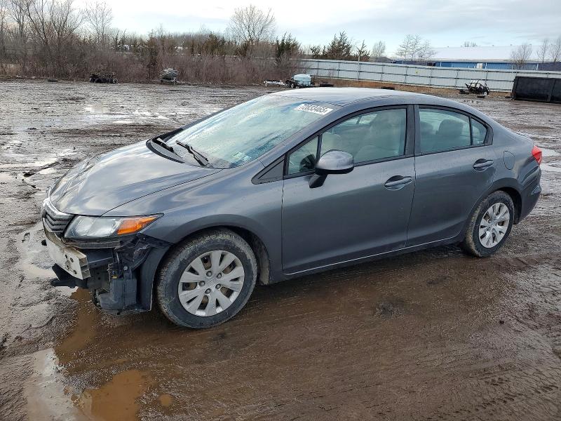 HONDA CIVIC LX 2012 with VIN 19XFB2F58CE325560 - Photo from auction