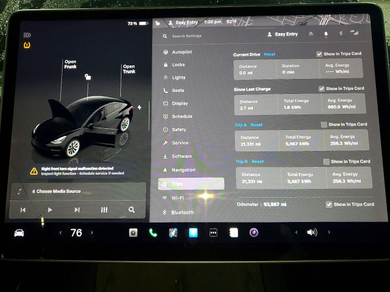 Photo 9 from auction – 2023 TESLA MODEL 3 with VIN 5YJ3E1EA6PF451287