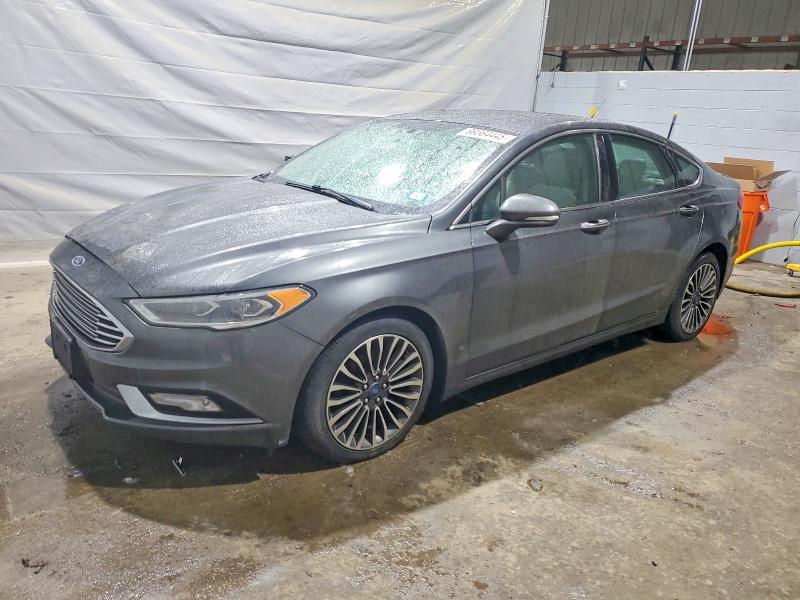 FORD FUSION TIT 2018 with VIN 3FA6P0D95JR241591 - Photo from auction