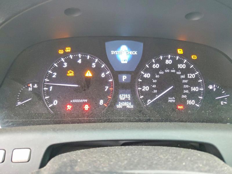 Photo 9 from auction – 2007 LEXUS LS 460 with VIN JTHBL46F375029152