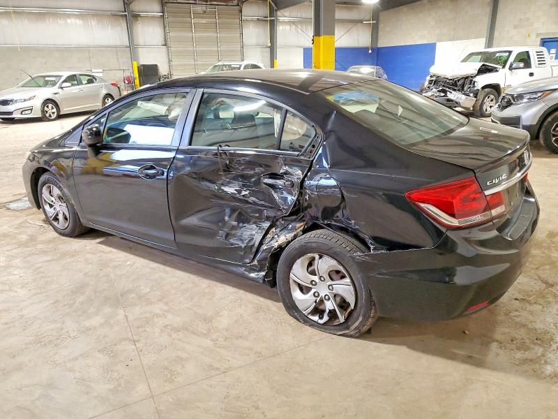 Photo 2 from auction – 2014 HONDA CIVIC LX with VIN 19XFB2F58EE229687