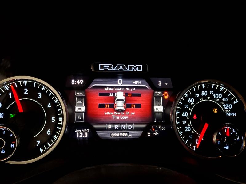 Photo 9 from auction – 2021 RAM 1500 BIG H with VIN 1C6SRFMT1MN816866
