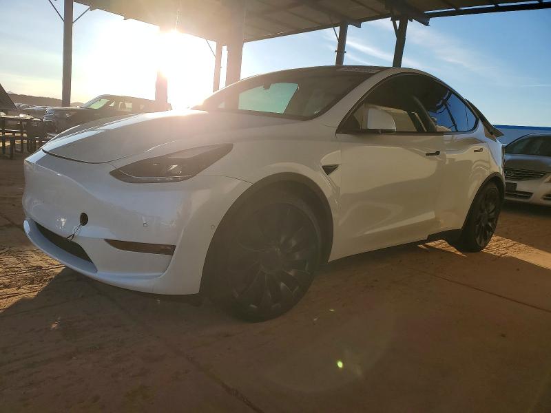 TESLA MODEL Y 2022 with VIN 7SAYGDEF3NF391756 - Photo from auction
