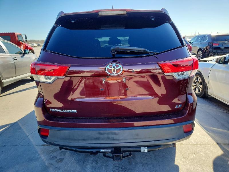 Photo 6 from auction – 2017 TOYOTA HIGHLANDER with VIN 5TDZZRFH9HS201404