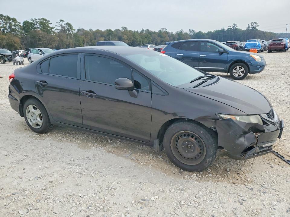 Photo 4 from auction – 2013 HONDA CIVIC LX with VIN 2HGFB2F5XDH503444