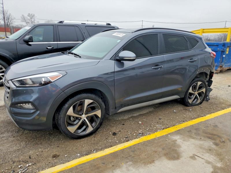 Photo 1 from auction – 2018 HYUNDAI TUCSON VAL with VIN KM8J3CA28JU754654