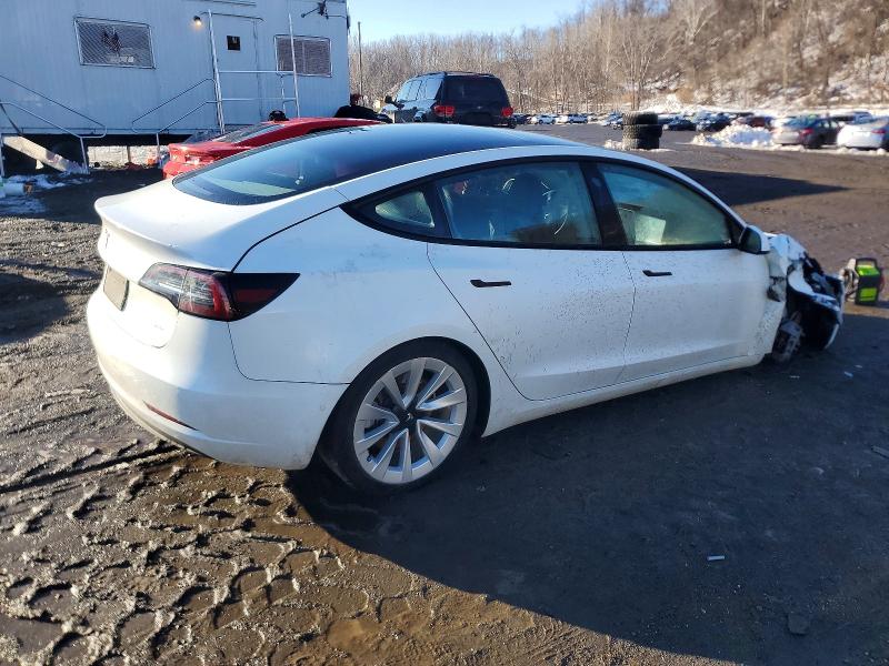 Photo 3 from auction – 2022 TESLA MODEL 3 with VIN 5YJ3E1EB1NF228144