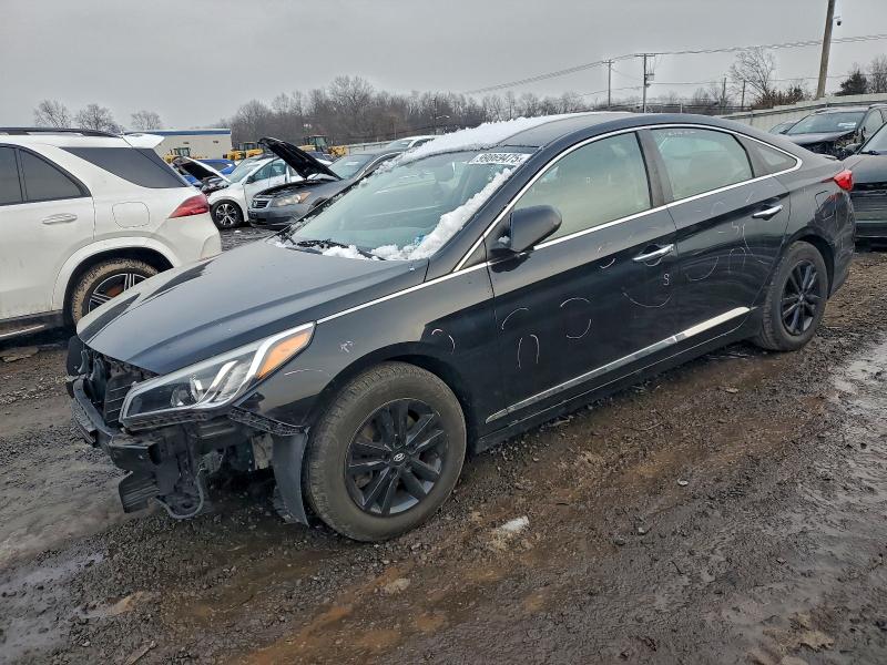 HYUNDAI SONATA SE 2017 with VIN 5NPE24AF5HH552201 - Photo from auction