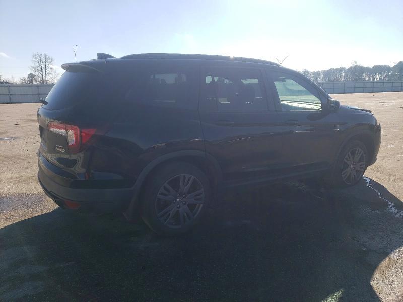 Photo 3 from auction – 2022 HONDA PILOT SPOR with VIN 5FNYF6H30NB019191