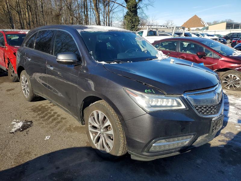 Photo 4 from auction – 2016 ACURA MDX TECHNO with VIN 5FRYD4H44GB024401