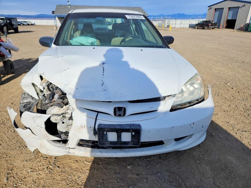 Photo 5 from auction – 2005 HONDA CIVIC LX with VIN 2HGES16525H511030