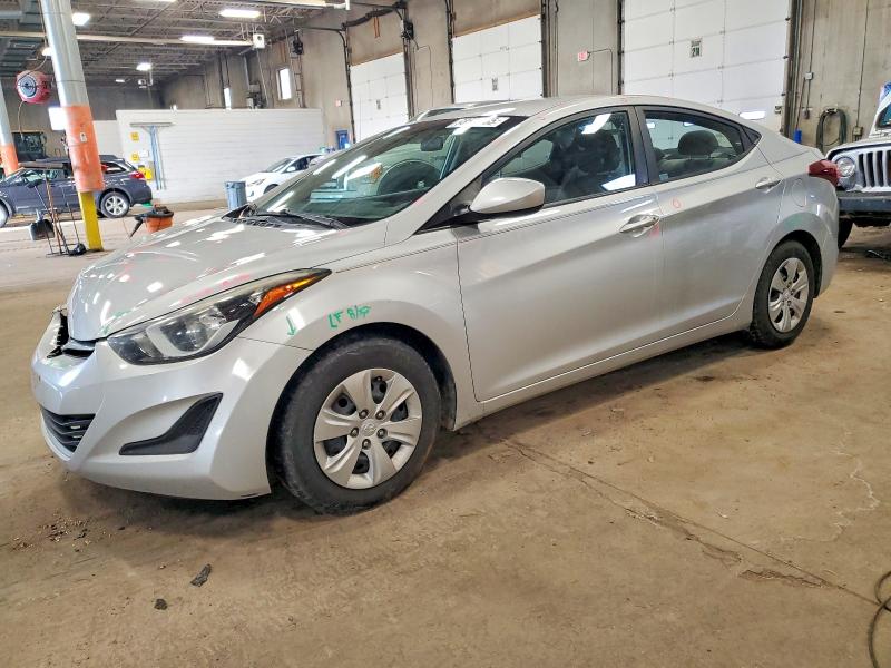 HYUNDAI ELANTRA SE 2016 with VIN 5NPDH4AE0GH786889 - Photo from auction