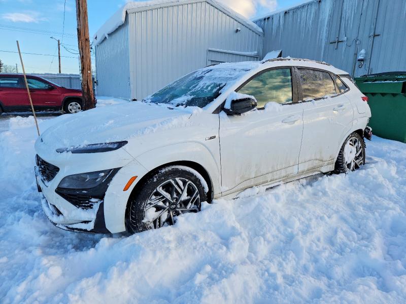 HYUNDAI KONA 2022 with VIN KM8K3CA32NU907323 - Photo from auction