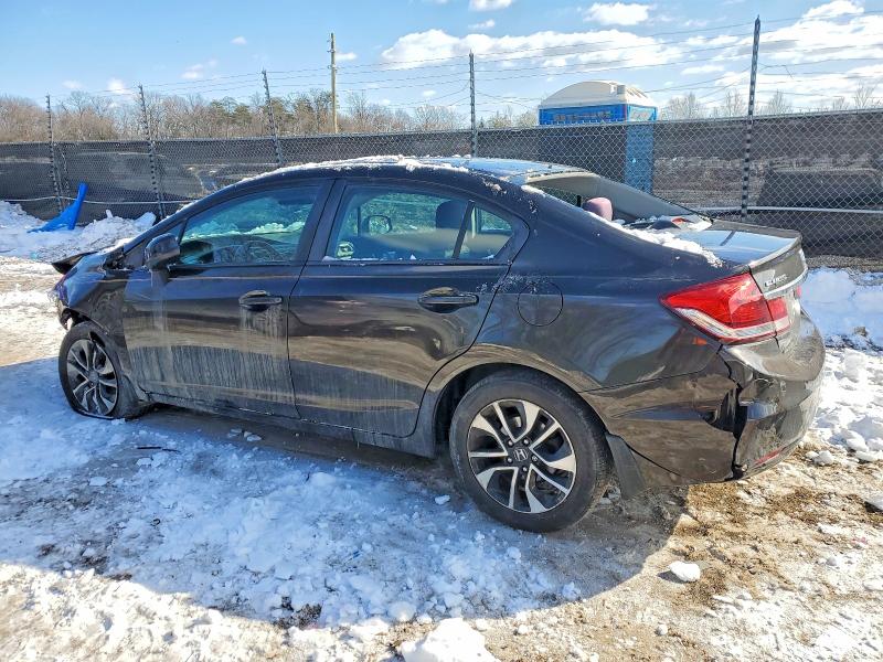 Photo 2 from auction – 2013 HONDA CIVIC EX with VIN 2HGFB2F8XDH533571
