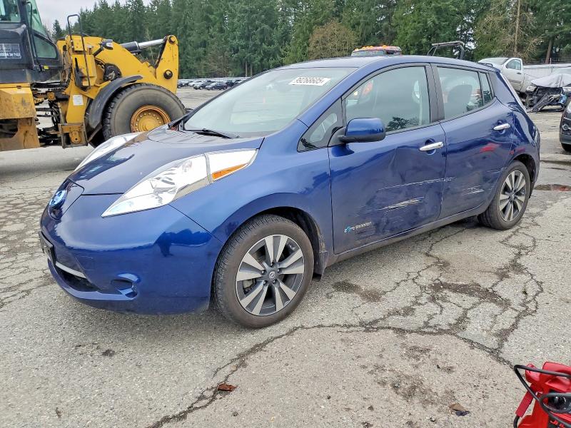 NISSAN LEAF SV 2016 with VIN 1N4BZ0CP3GC304493 - Photo from auction