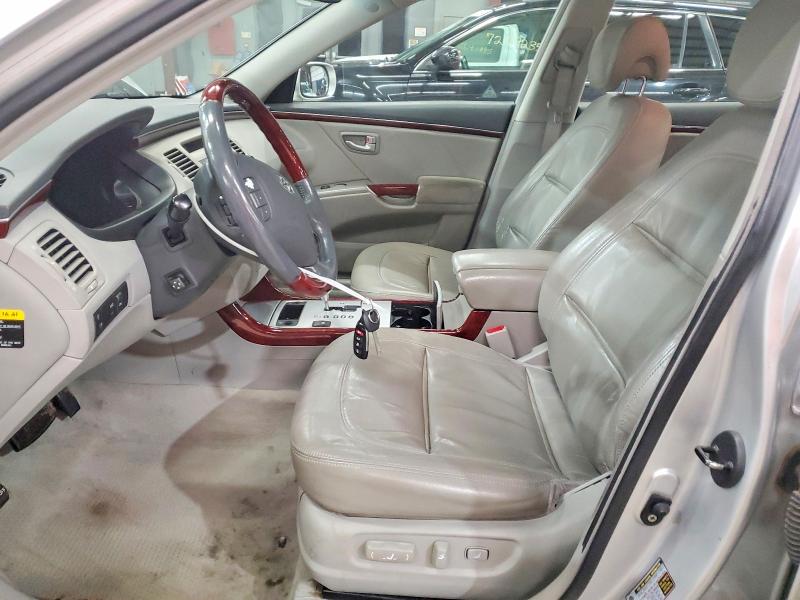 Photo 7 from auction – 2008 HYUNDAI AZERA SE with VIN KMHFC46FX8A256040