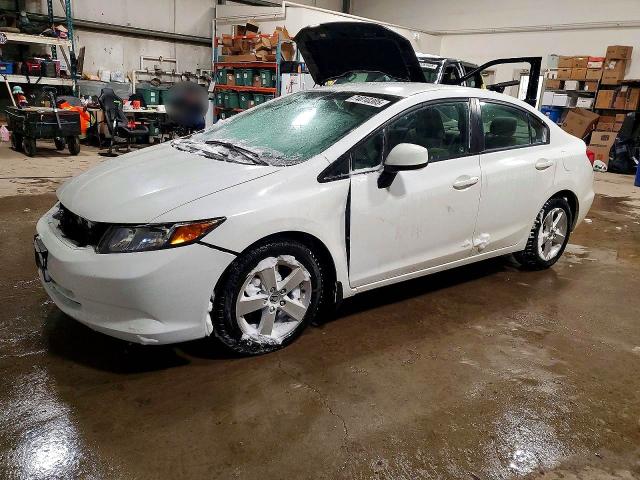 HONDA CIVIC LX 2012 with VIN 2HGFB2F4XCH114678 - Photo from auction