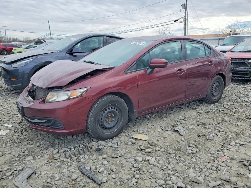 HONDA CIVIC 2014 with VIN 2HGFB2F42EH042233 - Photo from auction