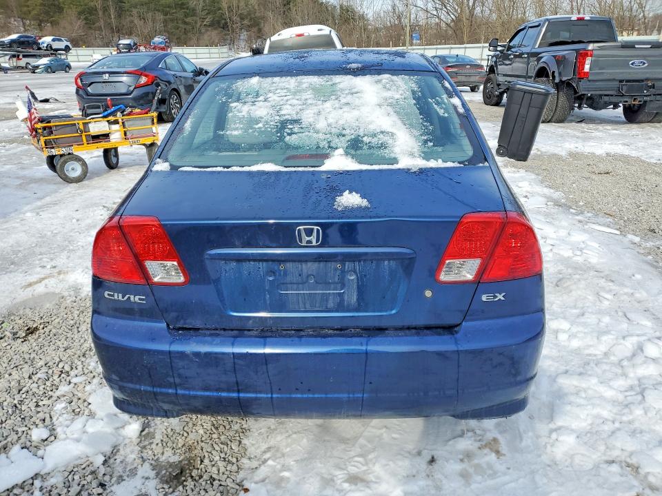 Photo 6 from auction – 2005 HONDA CIVIC EX with VIN 2HGES26885H504647