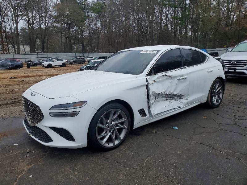 GENESIS G70 BASE 2022 with VIN KMTG34TAXNU097596 - Photo from auction