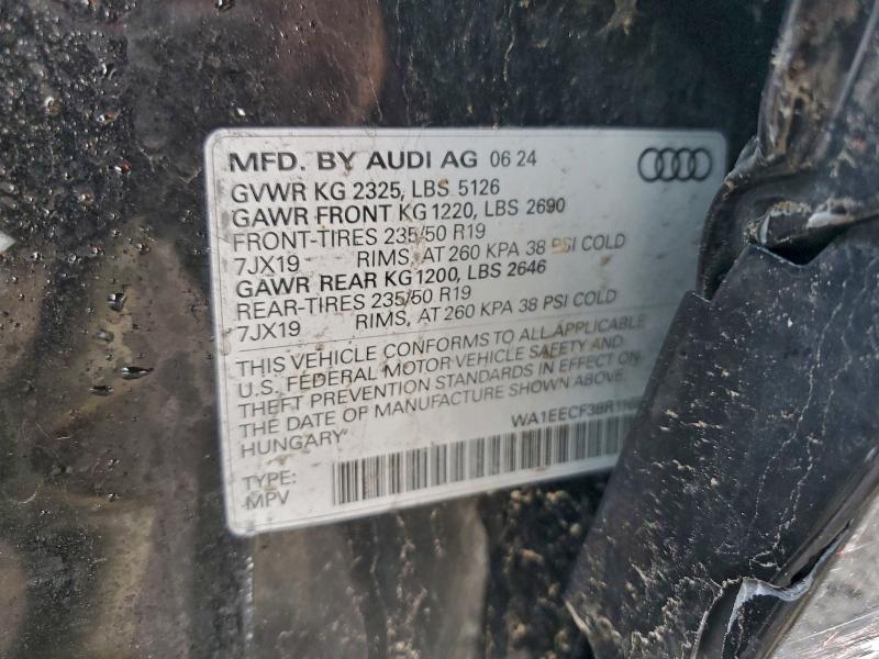 Photo 14 from auction – 2024 AUDI Q3 PREMIUM with VIN WA1EECF38R1168951