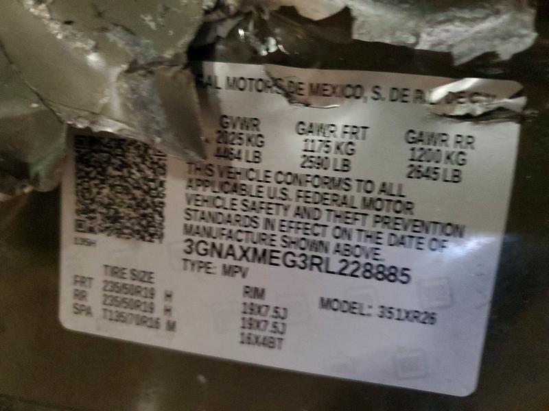 Photo 14 from auction – 2024 CHEVROLET EQUINOX with VIN 3GNAXMEG3RL228885