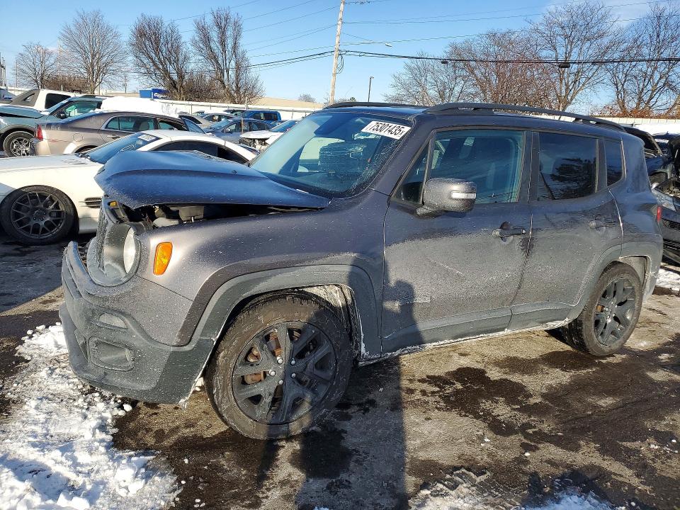 JEEP RENEGADE L 2017 with VIN ZACCJABB6HPF38125 - Photo from auction