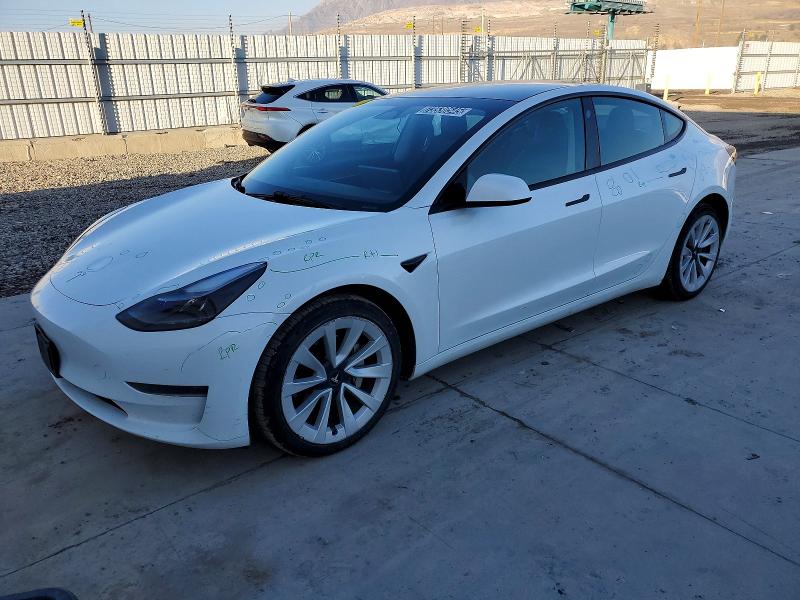 TESLA MODEL 3 2023 with VIN 5YJ3E1EAXPF457691 - Photo from auction