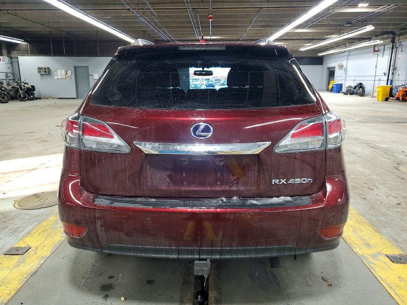 Photo 6 from auction – 2013 LEXUS RX 450H with VIN JTJBC1BA7D2441692