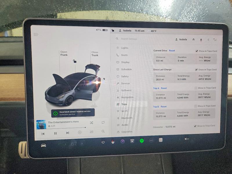 Photo 9 from auction – 2022 TESLA MODEL 3 with VIN 5YJ3E1EC7NF244342