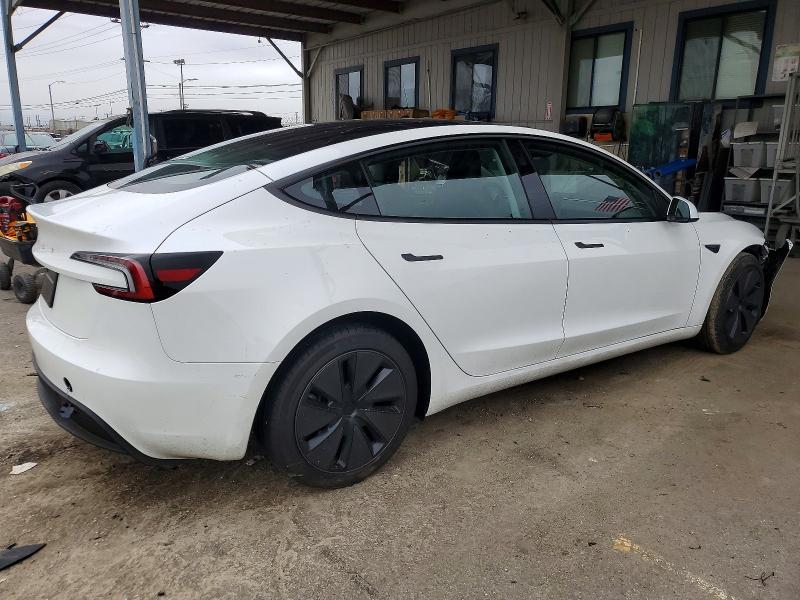 Photo 3 from auction – 2025 TESLA MODEL 3 with VIN 5YJ3E1EA3SF066343