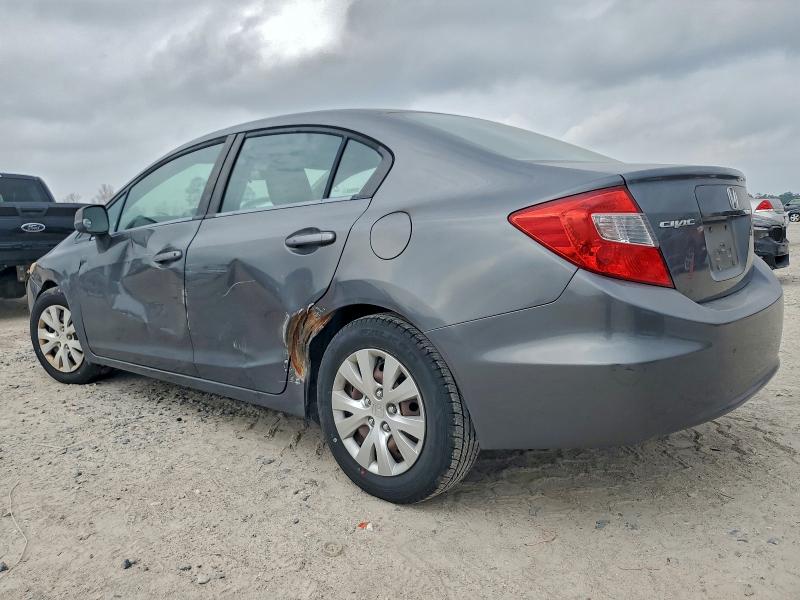 Photo 2 from auction – 2012 HONDA CIVIC LX with VIN 2HGFB2F52CH328993