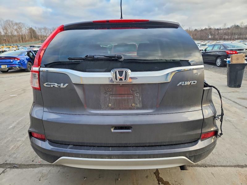 Photo 6 from auction – 2016 HONDA CR-V EX with VIN 5J6RM4H56GL070687