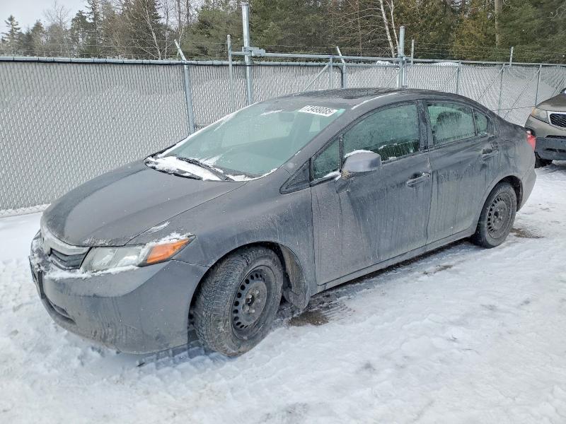 HONDA CIVIC LX 2012 with VIN 2HGFB2F48CH054285 - Photo from auction