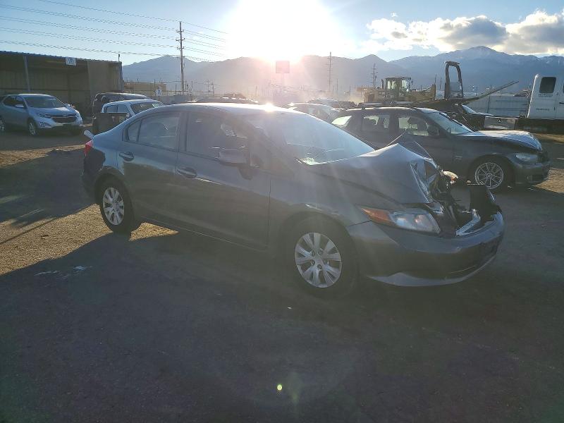 Photo 4 from auction – 2012 HONDA CIVIC LX with VIN 19XFB2F51CE085607