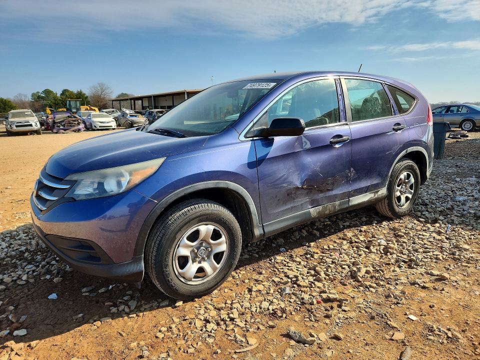 HONDA CR-V LX 2013 with VIN 2HKRM3H32DH519135 - Photo from auction