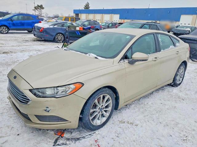 FORD FUSION SE 2017 with VIN 3FA6P0H75HR395897 - Photo from auction