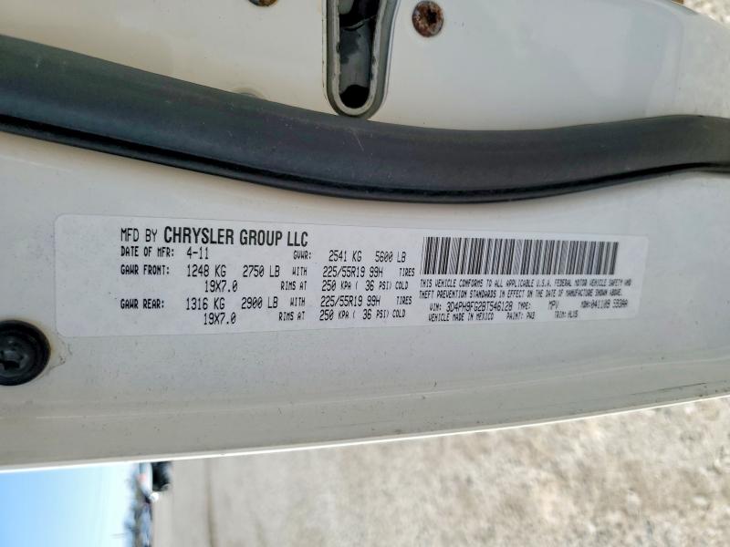 Photo 14 from auction – 2011 DODGE JOURNEY LU with VIN 3D4PH9FG2BT546128