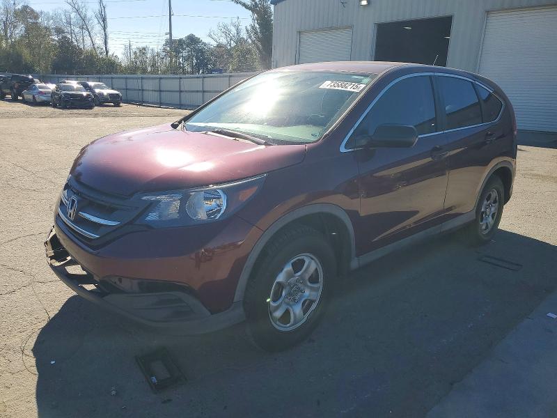 HONDA CR-V LX 2013 with VIN 5J6RM3H30DL041741 - Photo from auction